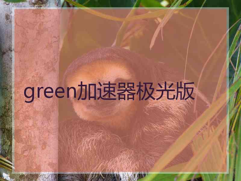 green加速器极光版