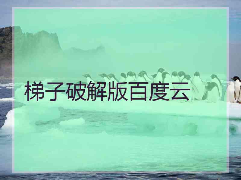 梯子破解版百度云
