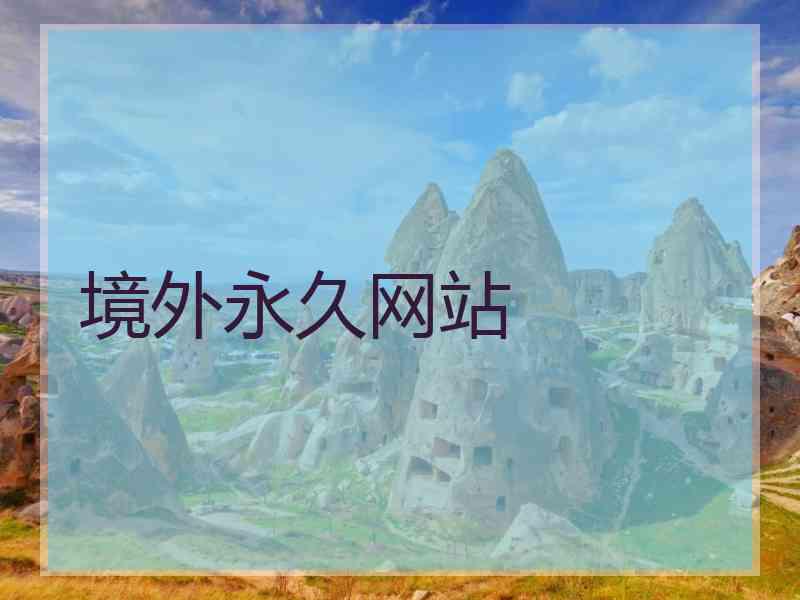 境外永久网站
