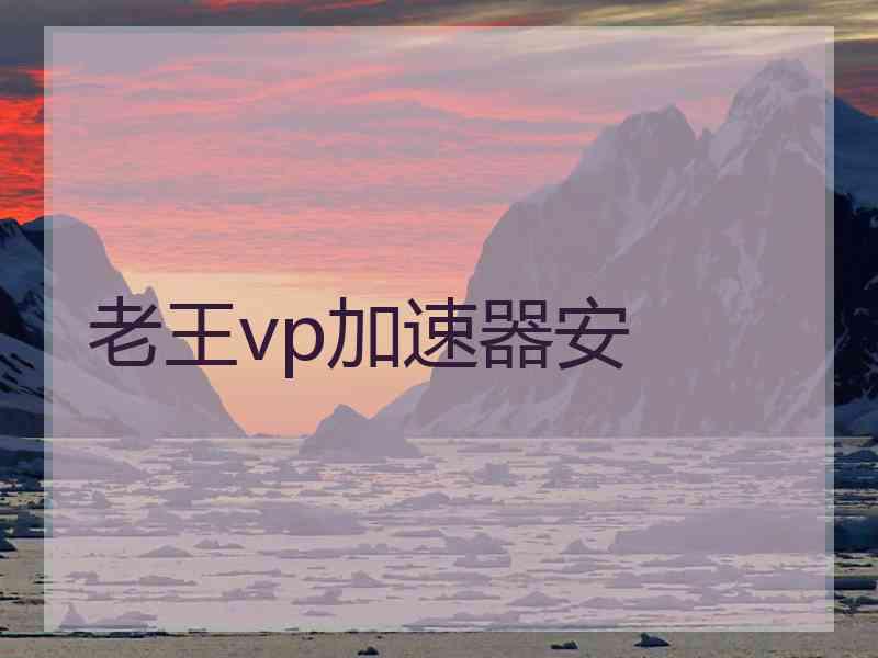 老王vp加速器安