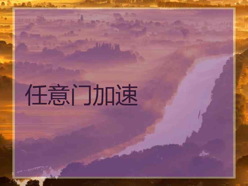 任意门加速