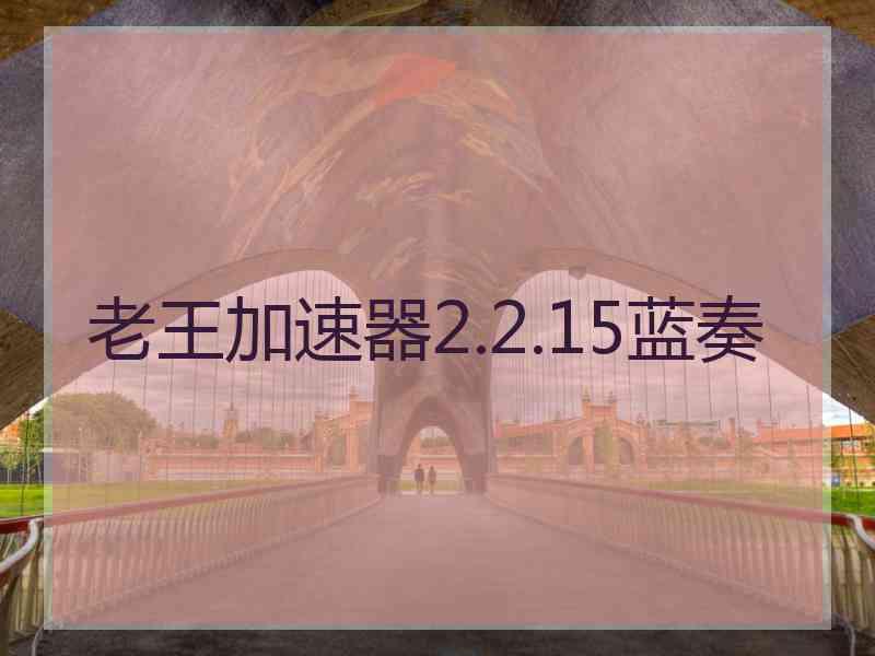 老王加速器2.2.15蓝奏