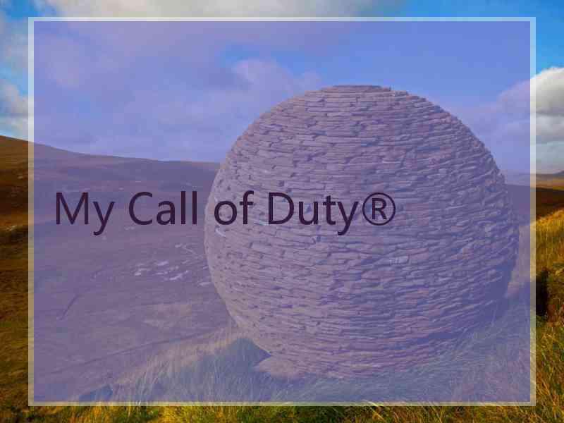 My Call of Duty®