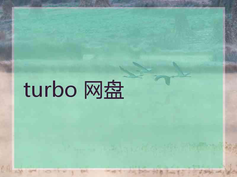 turbo 网盘