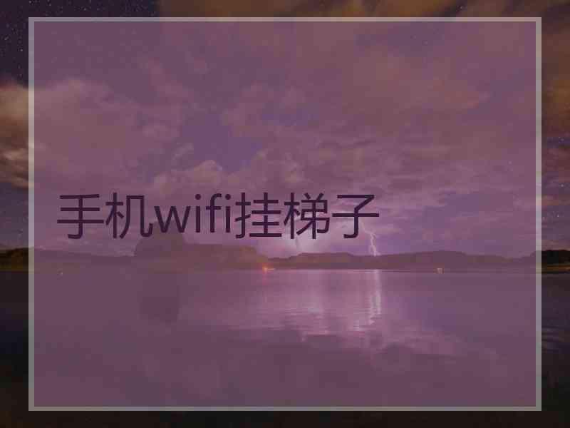 手机wifi挂梯子