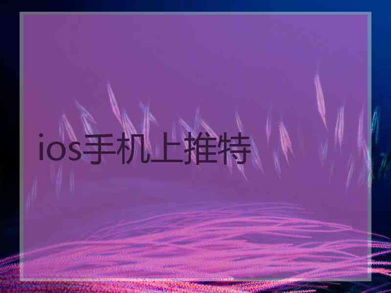 ios手机上推特