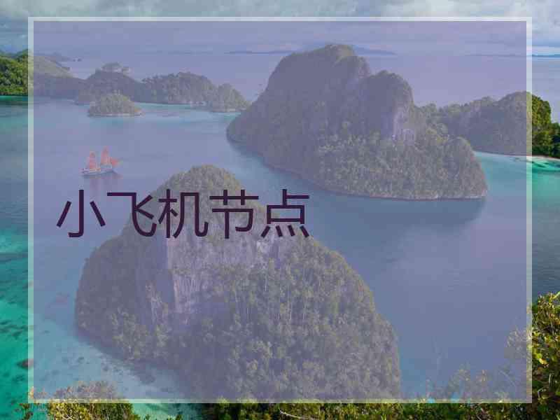 小飞机节点