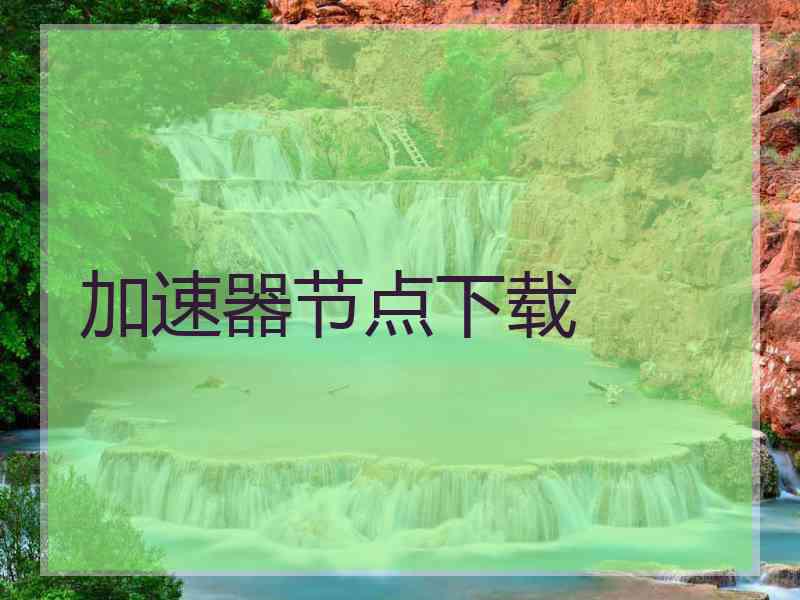 加速器节点下载