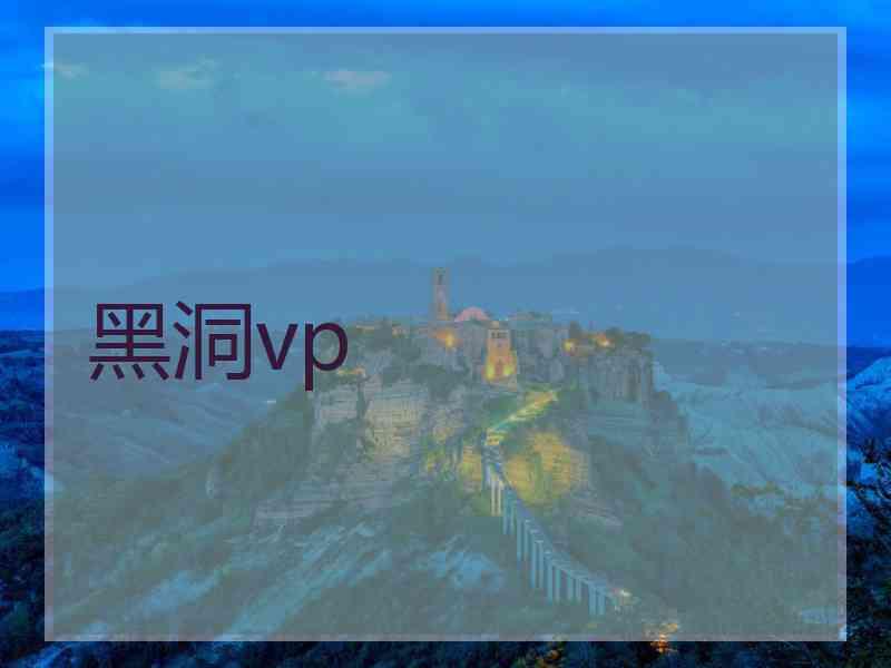 黑洞vp