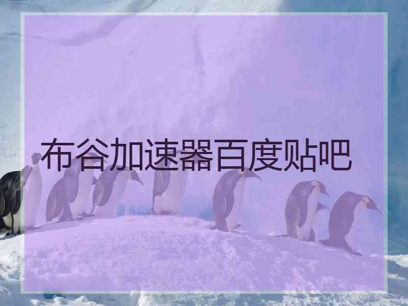 布谷加速器百度贴吧