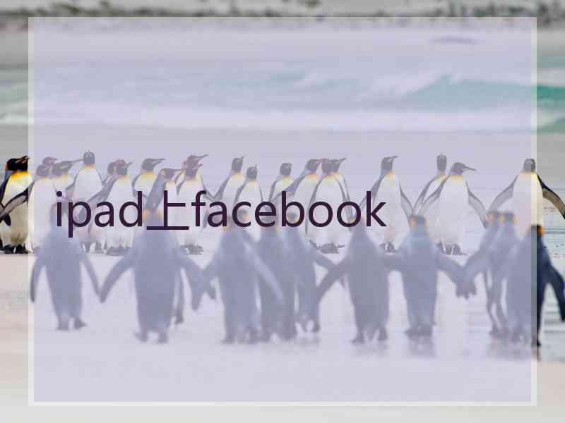 ipad上facebook