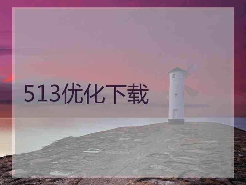 513优化下载