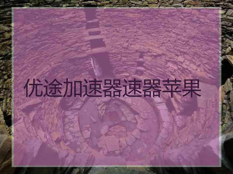 优途加速器速器苹果