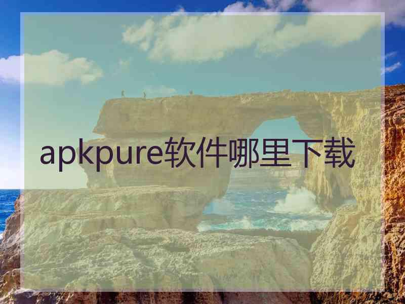 apkpure软件哪里下载