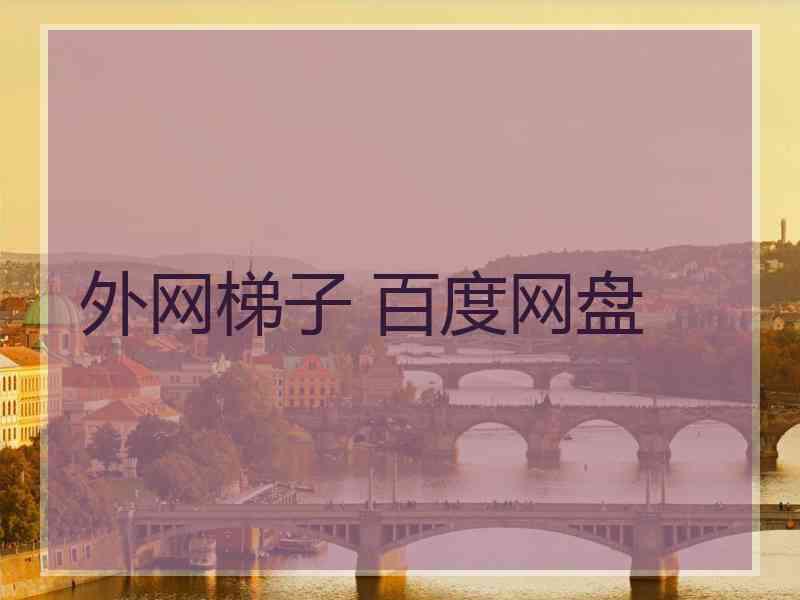 外网梯子 百度网盘